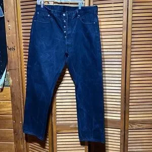 Levi's Jeans Levi Bootcut Jeans Dark Blue Button Fly Front